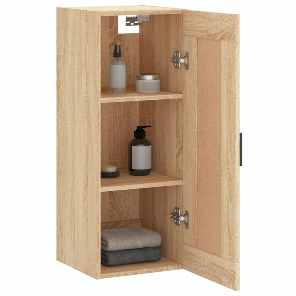 Dulap de perete, stejar sonoma, 34,5x34x90 cm, lemn prelucrat GartenMobel Dekor