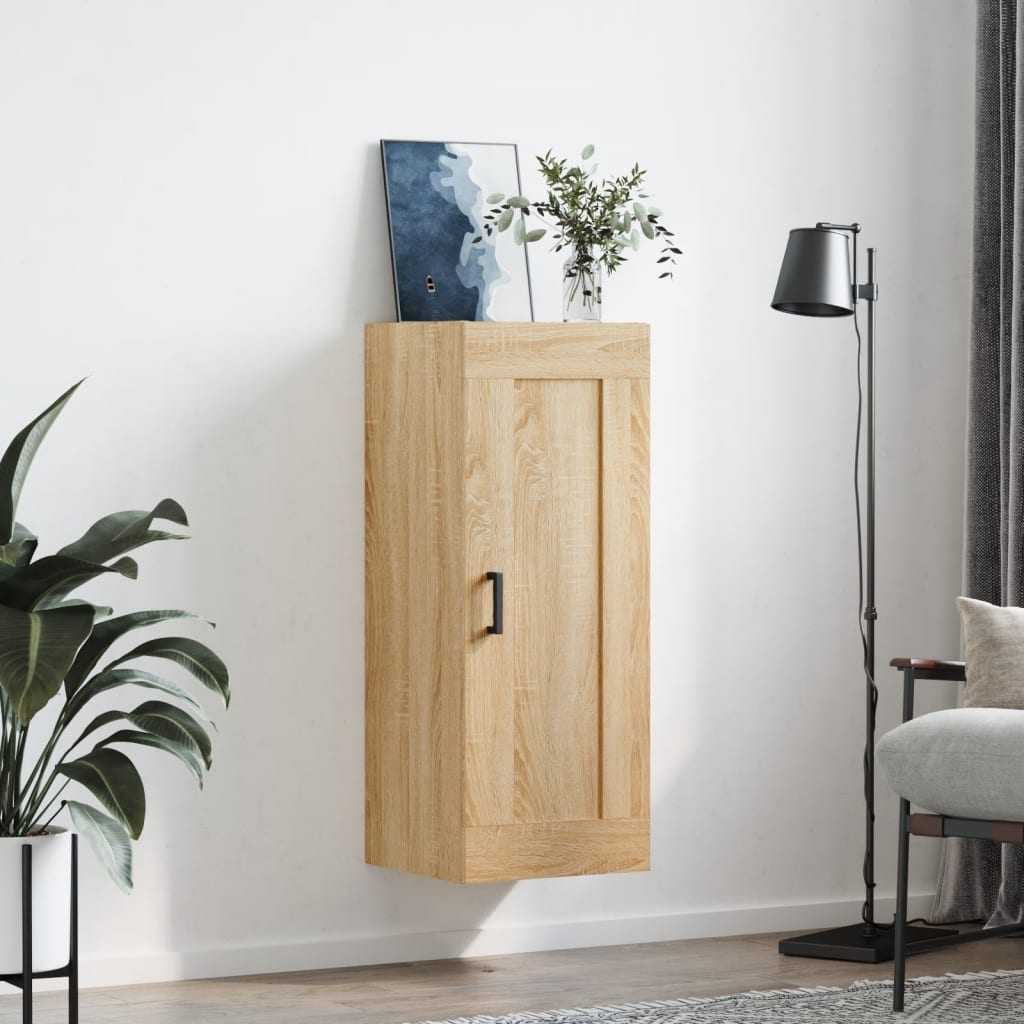 Dulap de perete, stejar sonoma, 34,5x34x90 cm, lemn prelucrat GartenMobel Dekor