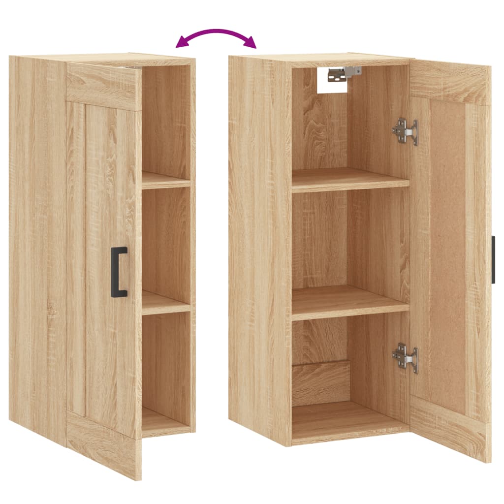 Dulap de perete, stejar sonoma, 34,5x34x90 cm, lemn prelucrat GartenMobel Dekor