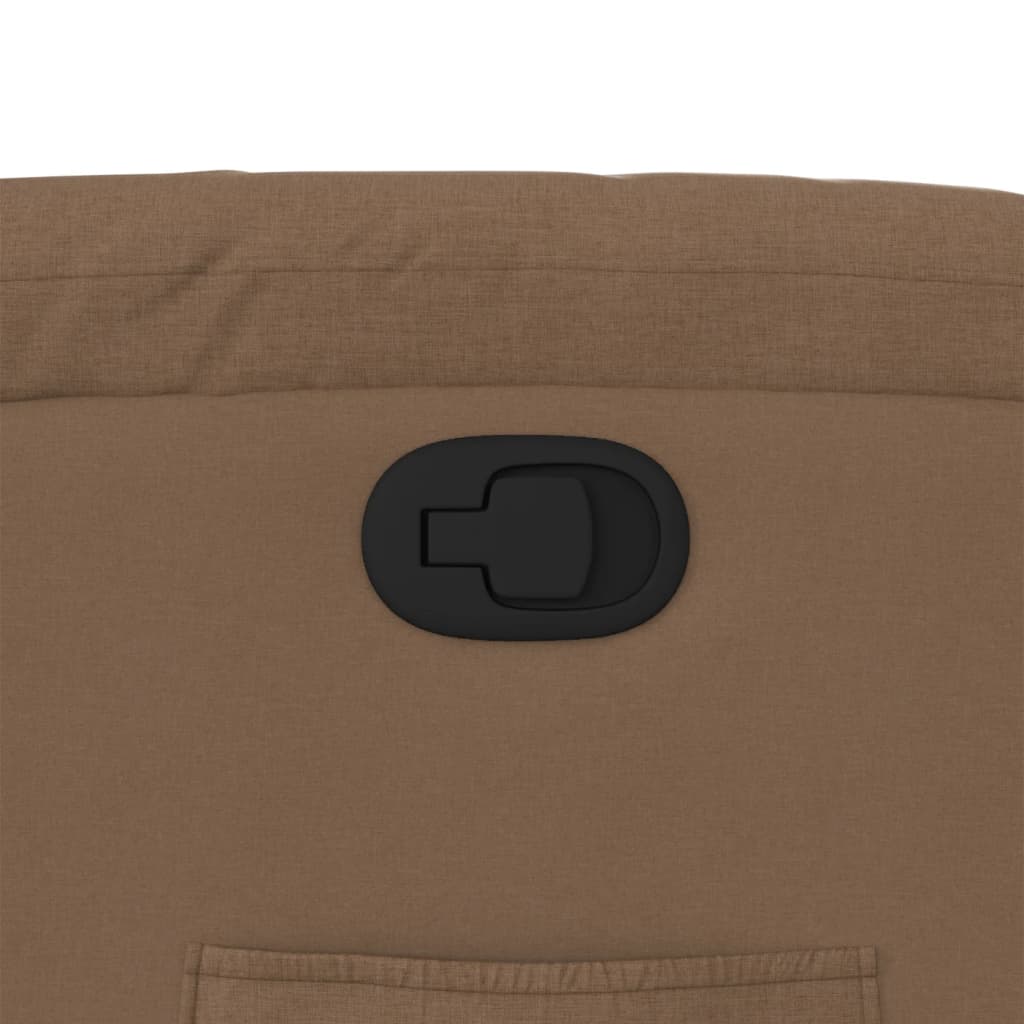 Fotoliu rabatabil, maro, material textil GartenMobel Dekor