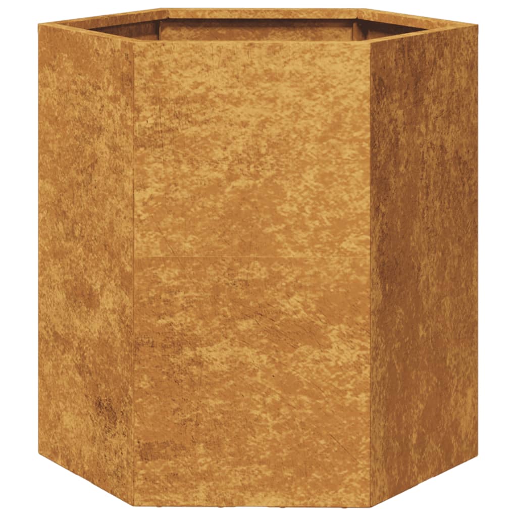 Jardinieră de grădină 46x40x45 cm oțel de intemperii GartenMobel Dekor