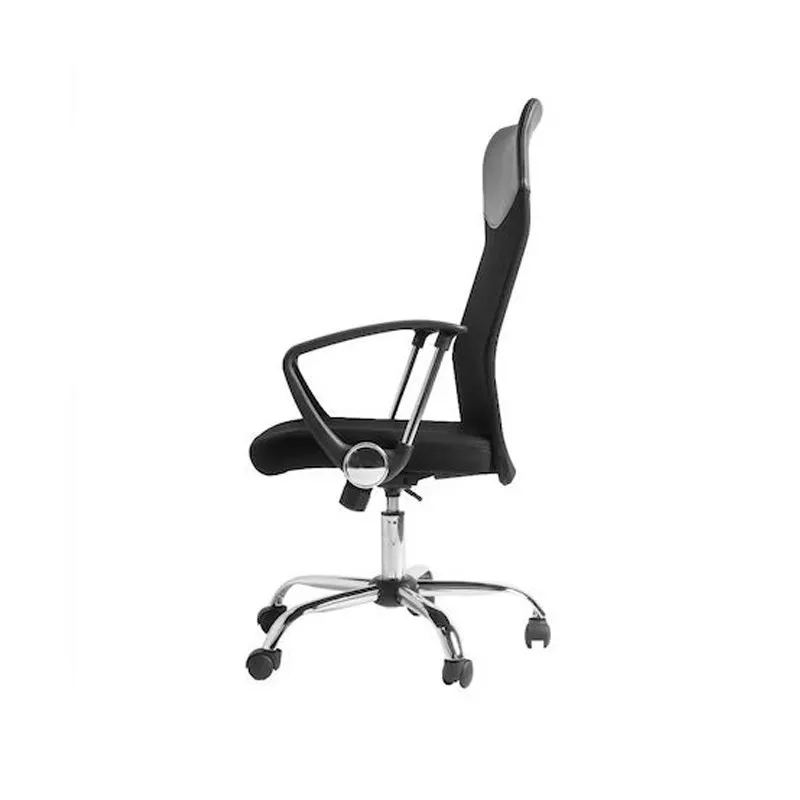 Scaun ergonomic de birou, directorial, spatar inalt, inaltime reglabila, sezut inclinabil, negru MultiMark GlobalProd
