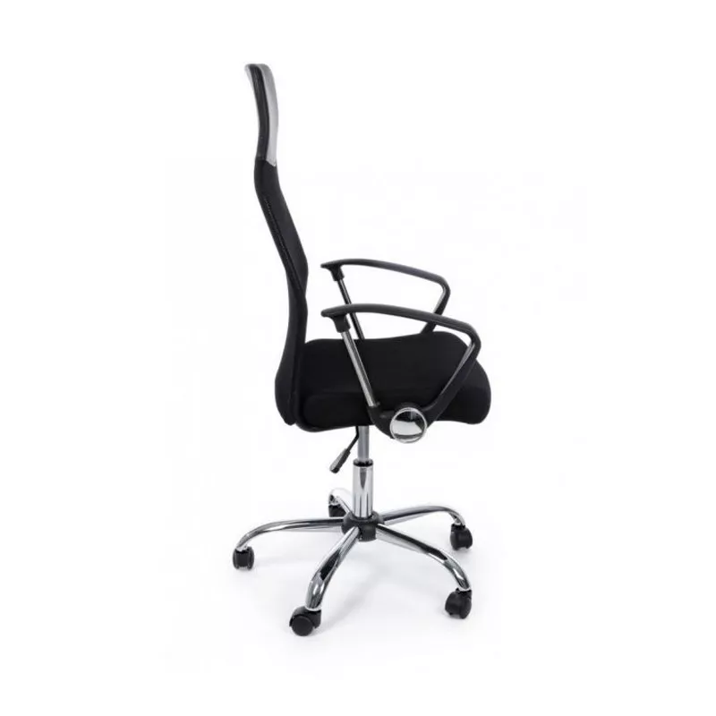 Scaun ergonomic de birou, directorial, spatar inalt, inaltime reglabila, sezut inclinabil, negru MultiMark GlobalProd