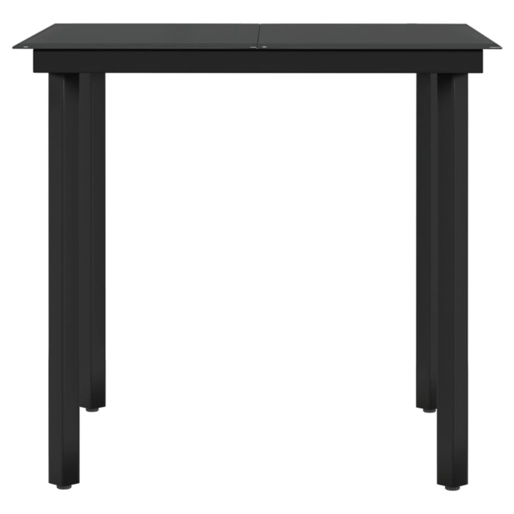 Set mobilier de grădină cu perne, 3 piese, negru GartenMobel Dekor