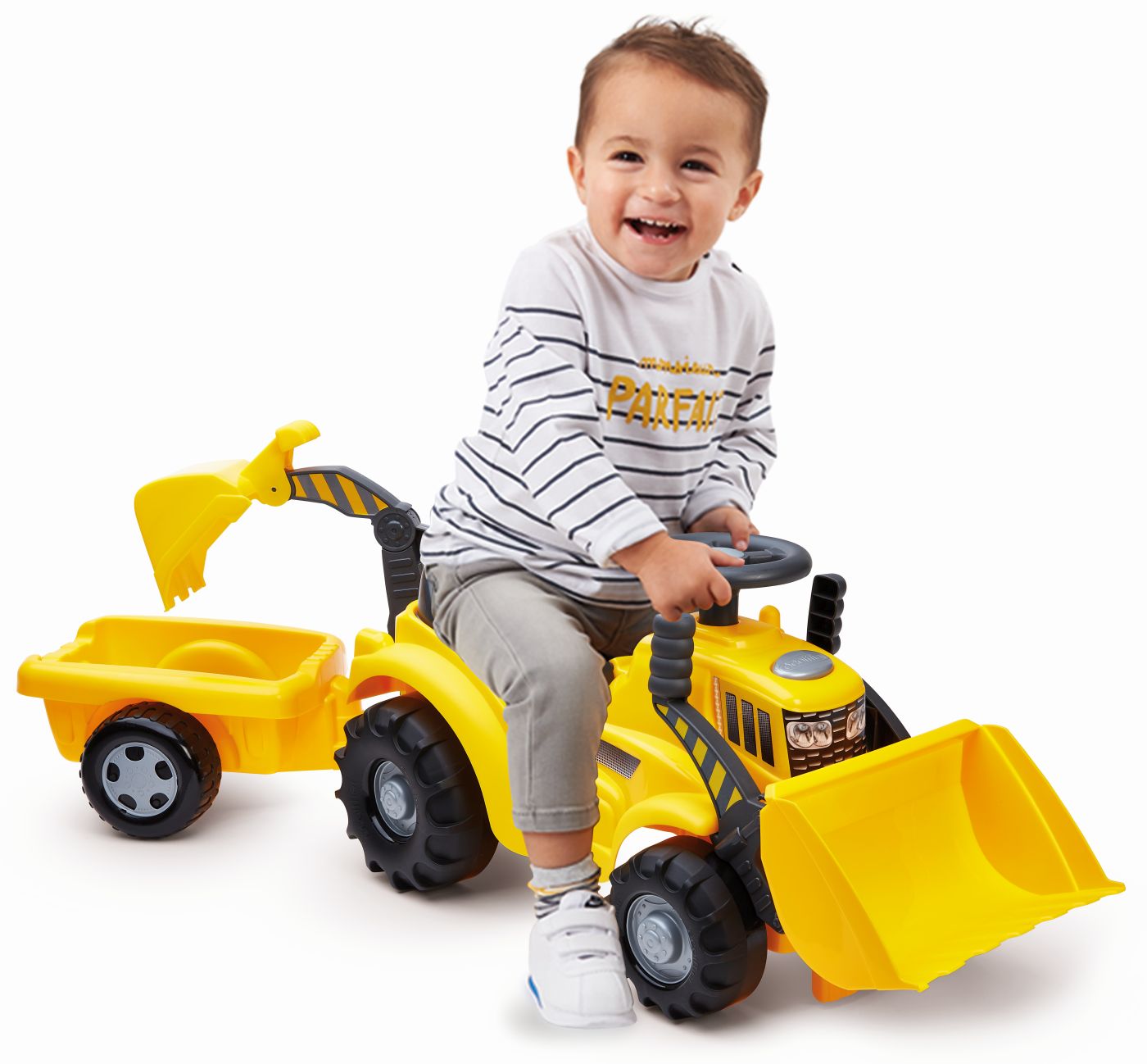 ECOIFFIER EXCAVATOR CU REMORCA SuperHeroes ToysZone