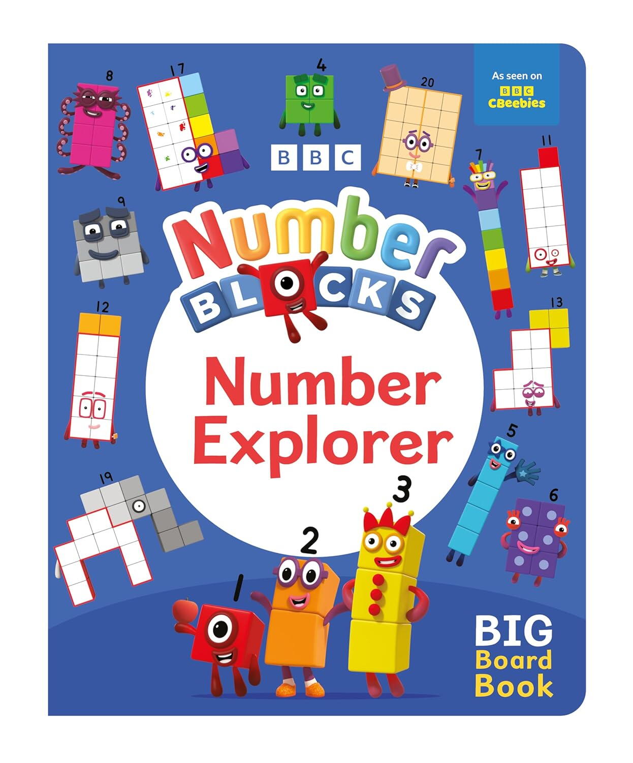 Carte cu activitati Numberblocks - Exploram numerele PlayLearn Toys