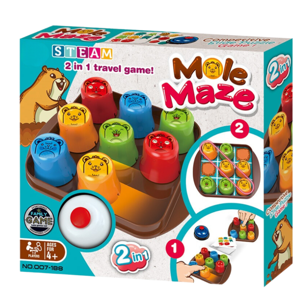 Joc STEAM 2 in 1 - Labirintul cartitei PlayLearn Toys