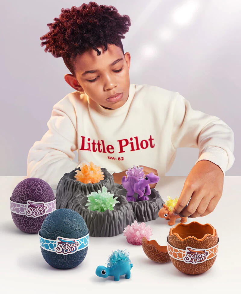 Set experimente deluxe - Cristale si dinozauri PlayLearn Toys