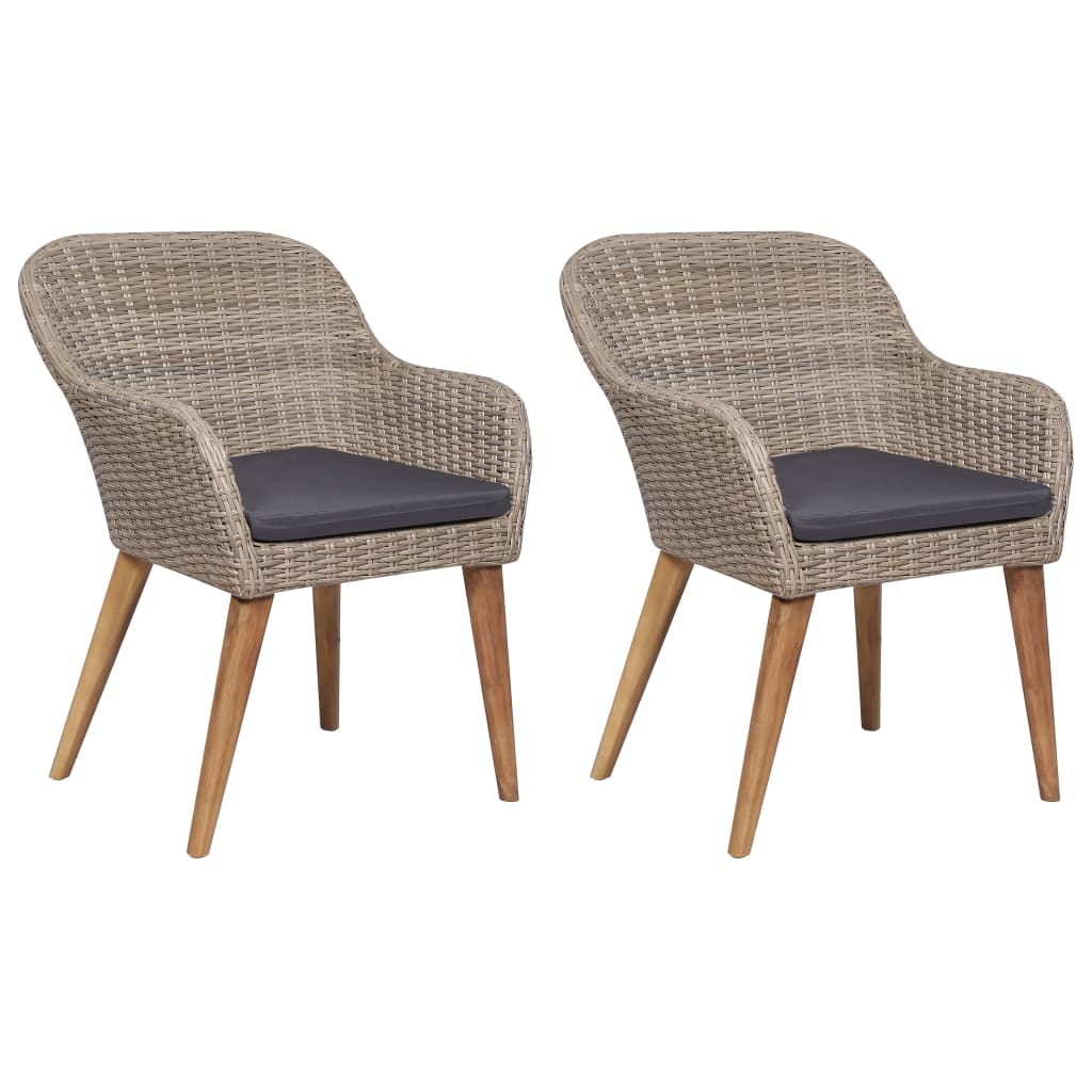 Set mobilier de grădină, 3 piese, maro GartenMobel Dekor