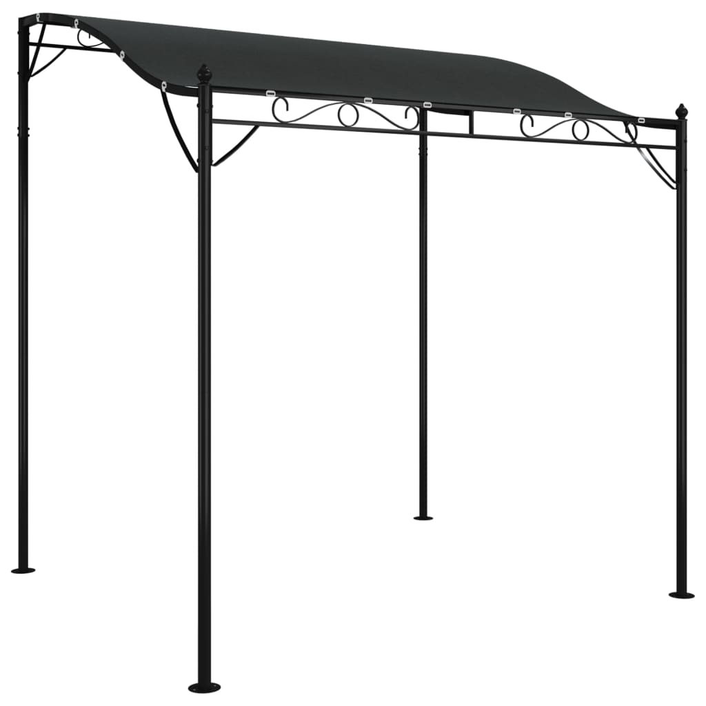 Copertină, antracit, 2x2,3 m, 180 g/m², material textil și oțel GartenMobel Dekor