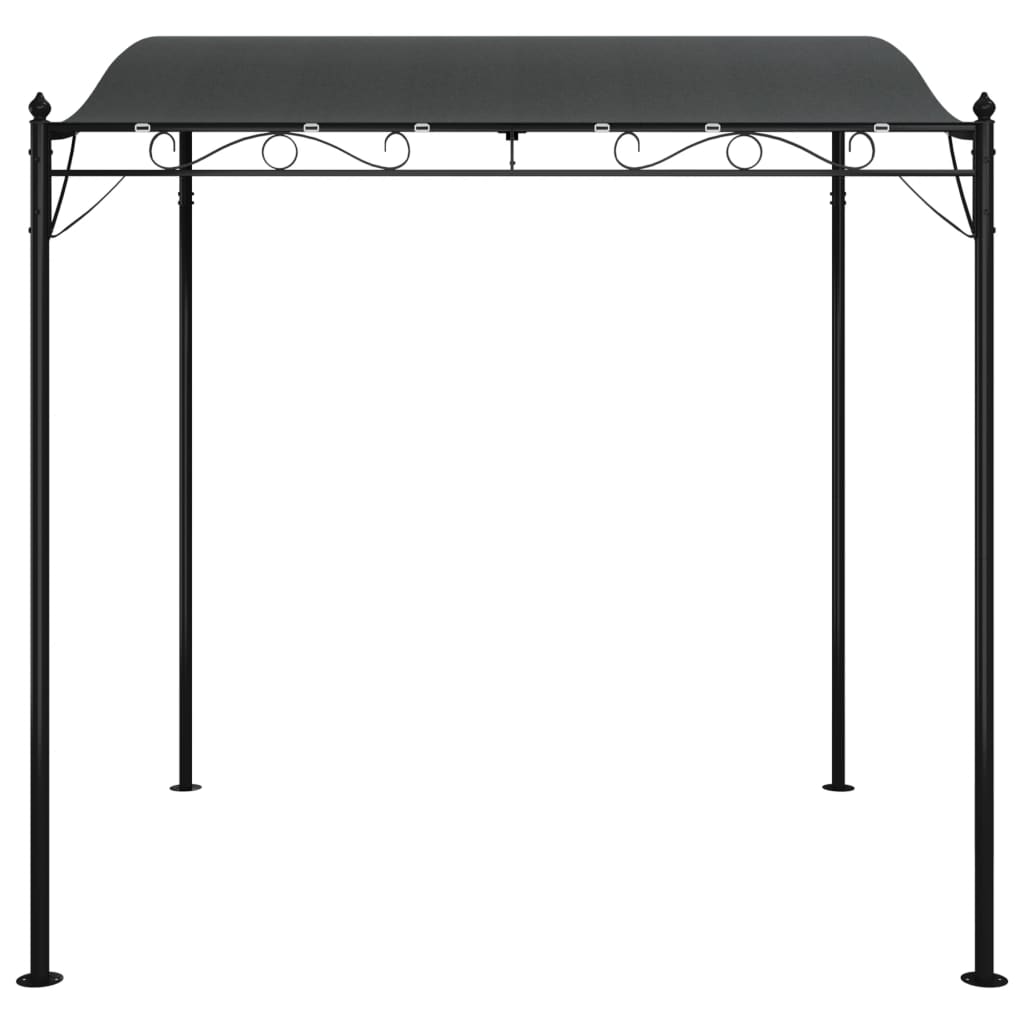 Copertină, antracit, 2x2,3 m, 180 g/m², material textil și oțel GartenMobel Dekor