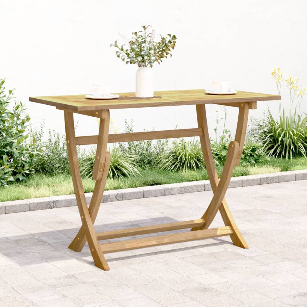 Masă de grădină pliabilă, 110x55x75 cm, lemn masiv de acacia GartenMobel Dekor