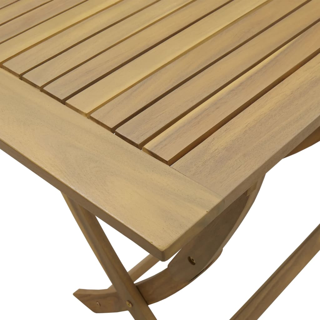Masă de grădină pliabilă, 110x55x75 cm, lemn masiv de acacia GartenMobel Dekor