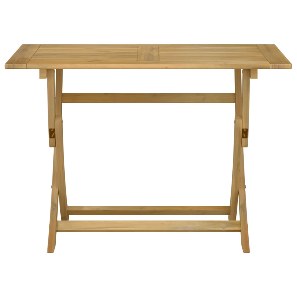 Masă de grădină pliabilă, 110x55x75 cm, lemn masiv de acacia GartenMobel Dekor