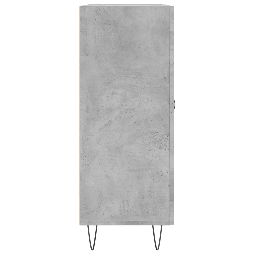 Servantă, gri beton, 69,5x34x90 cm, lemn compozit GartenMobel Dekor