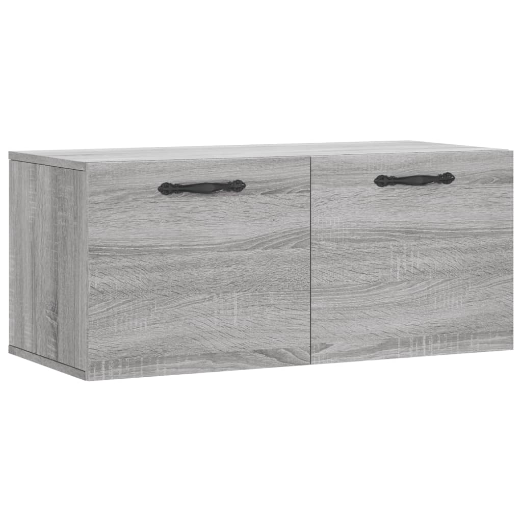 Dulap de perete, gri sonoma, 80x36,5x35 cm, lemn compozit GartenMobel Dekor