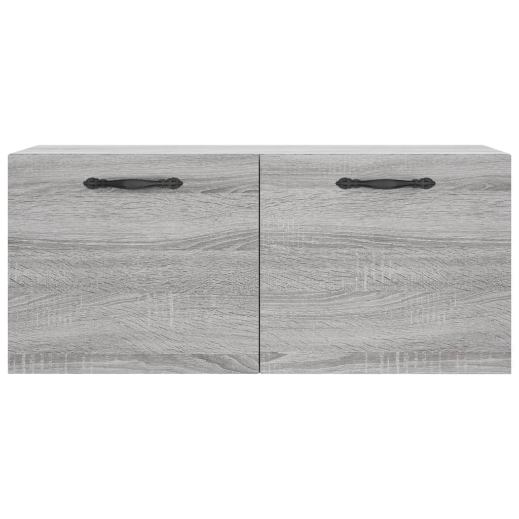 Dulap de perete, gri sonoma, 80x36,5x35 cm, lemn compozit GartenMobel Dekor