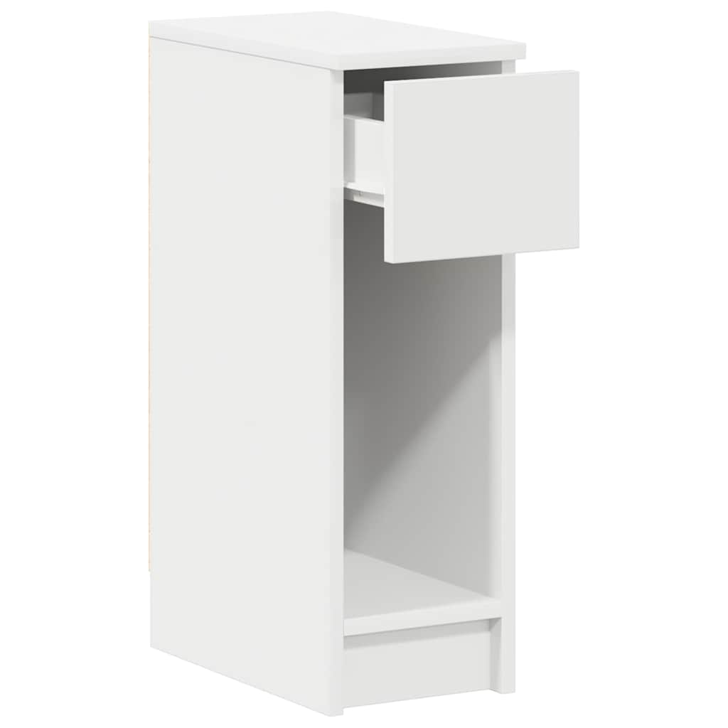 Noptiera cu sertar alb 20x36x60 cm GartenMobel Dekor