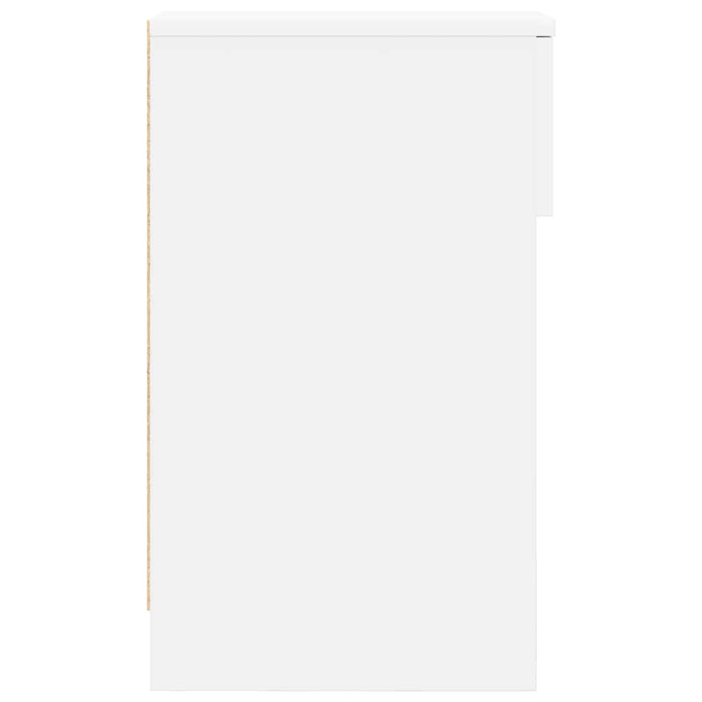 Noptiera cu sertar alb 20x36x60 cm GartenMobel Dekor