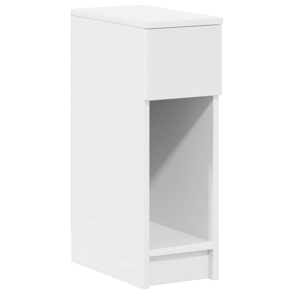 Noptiera cu sertar alb 20x36x60 cm GartenMobel Dekor