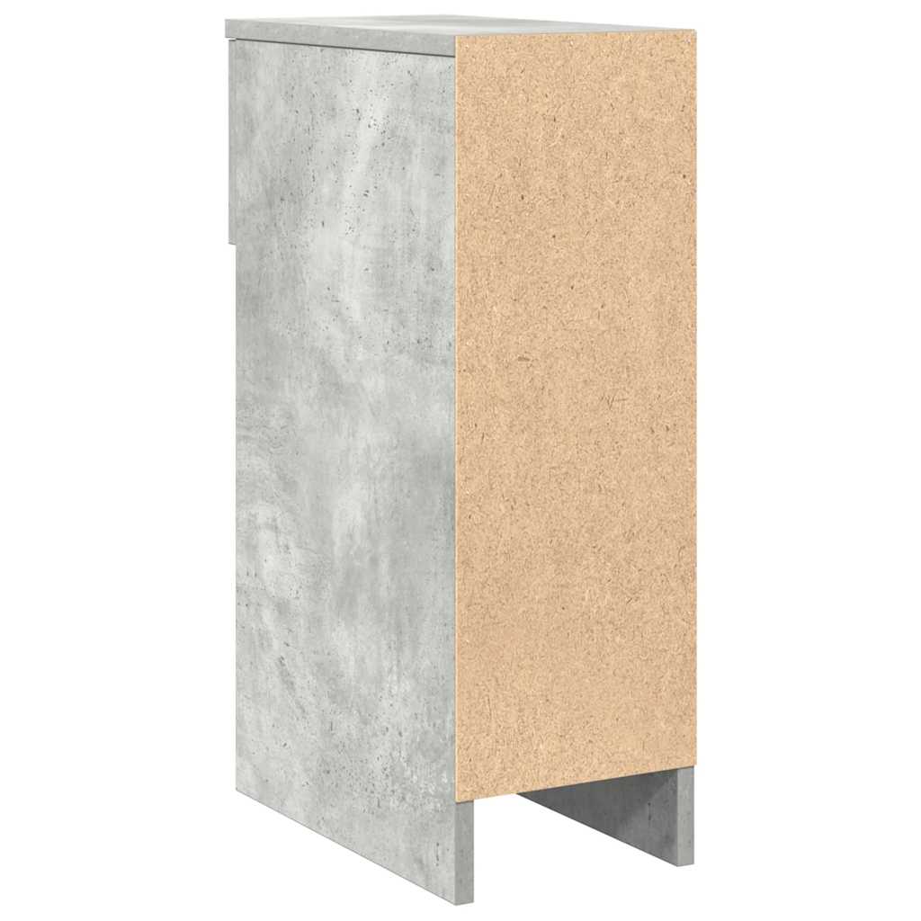 Noptiera cu sertar gri beton 20x36x60 cm GartenMobel Dekor