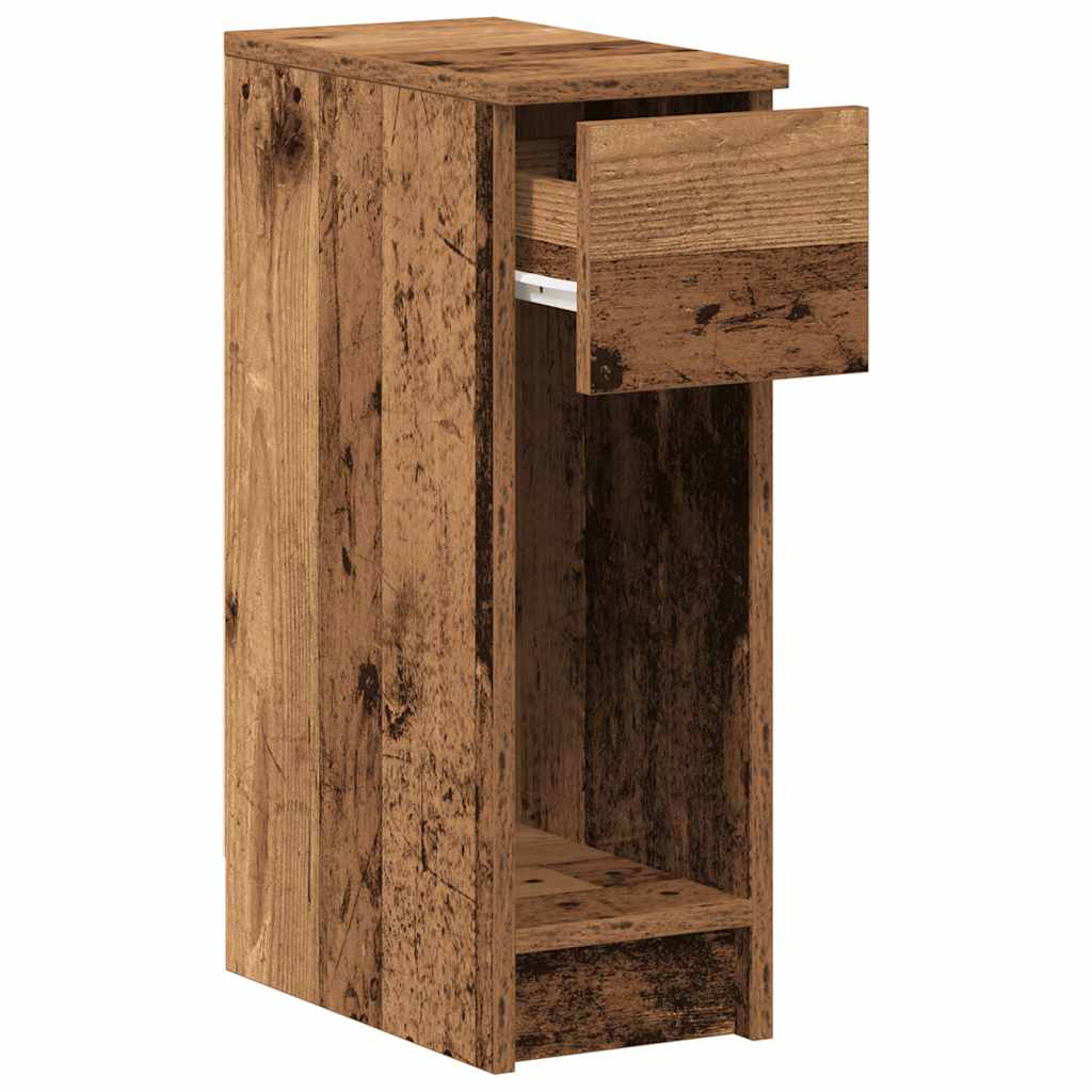 Noptiera cu sertar lemn vechi 20x36x60 cm GartenMobel Dekor