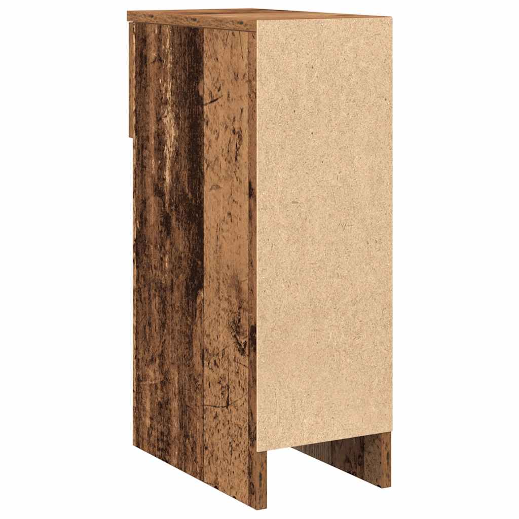Noptiera cu sertar lemn vechi 20x36x60 cm GartenMobel Dekor