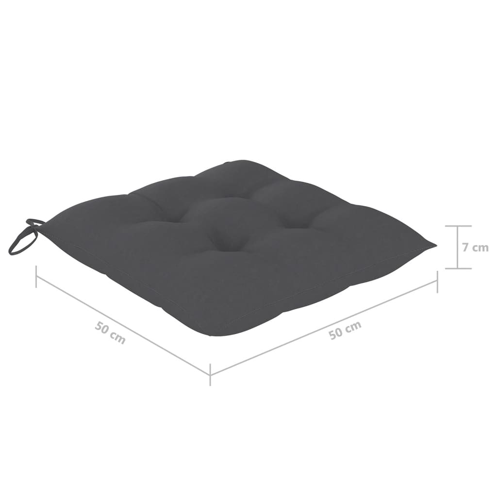 Scaune de grădină cu perne, 4 buc., lemn masiv de salcâm GartenMobel Dekor