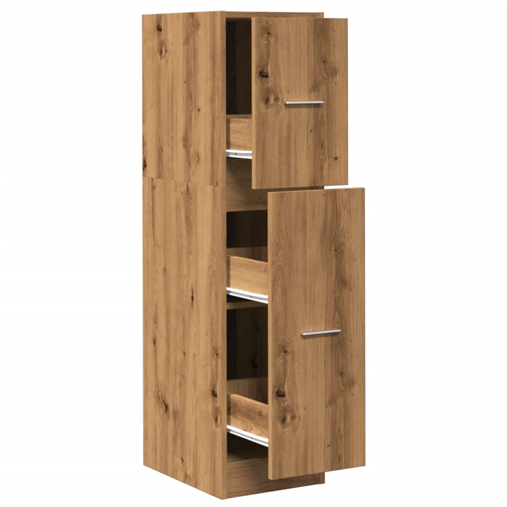 Dulap farmacie, stejar artizanal, 30x41x118 cm, lemn prelucrat GartenMobel Dekor