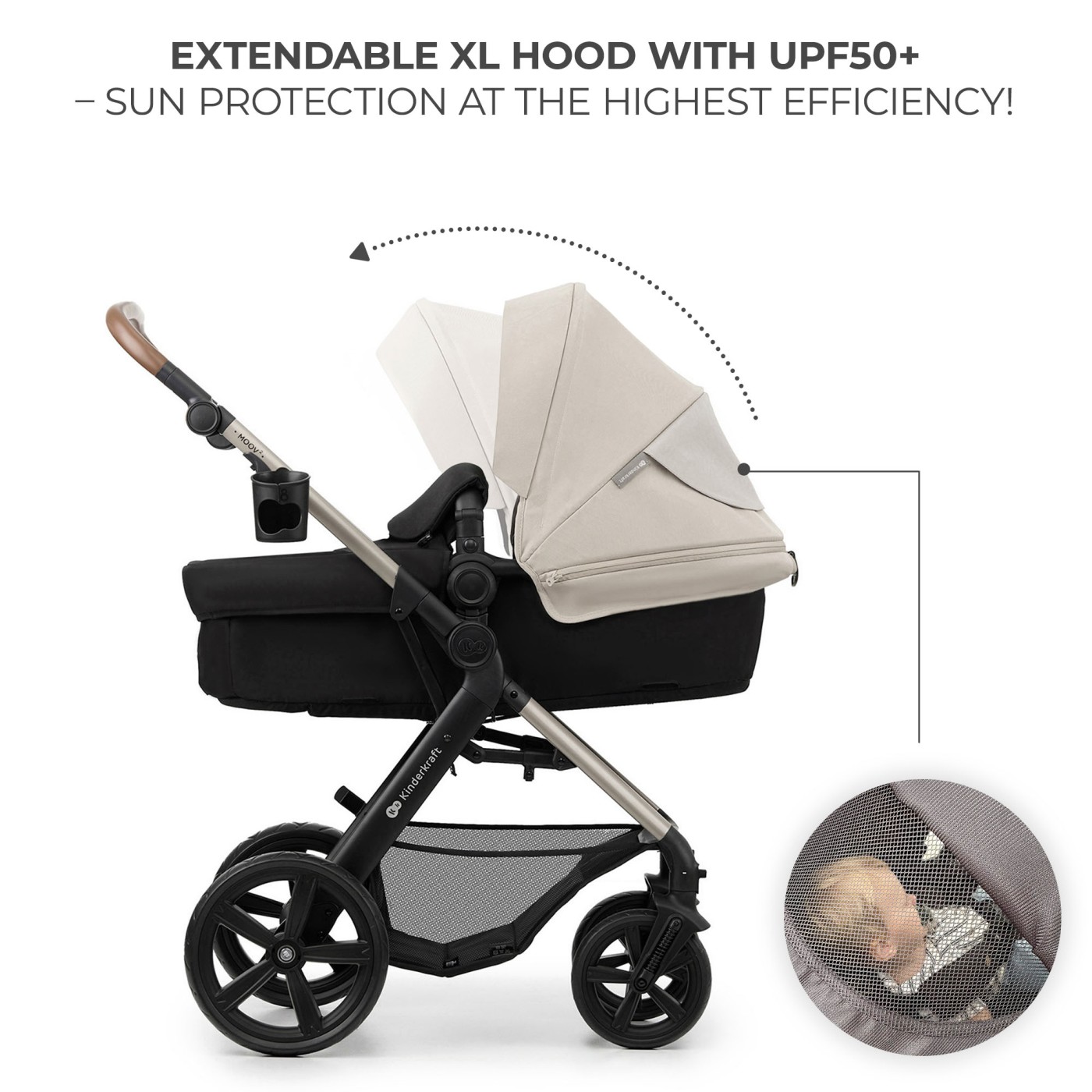 CARUCIOR MULTIFUNCTIONAL KINDERKRAFT MOOV 2 EVA 4IN1 MOON GREY SuperHeroes ToysZone