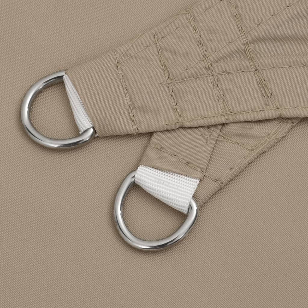 Pânză parasolar gri taupe 3,5x5m țesătură oxford dreptunghiular GartenMobel Dekor