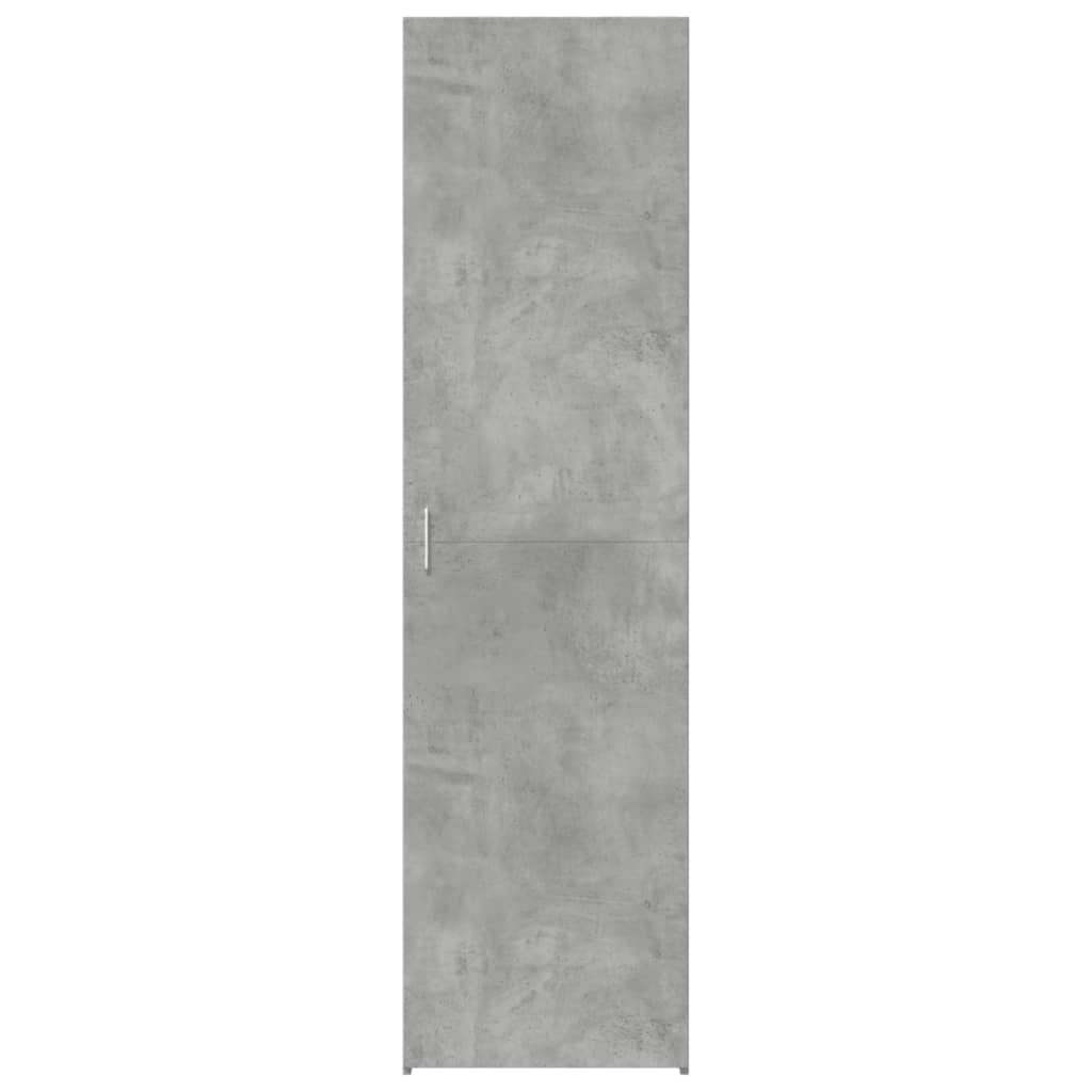 Dulap înalt, gri beton, 50x42,5x185 cm, lemn prelucrat GartenMobel Dekor