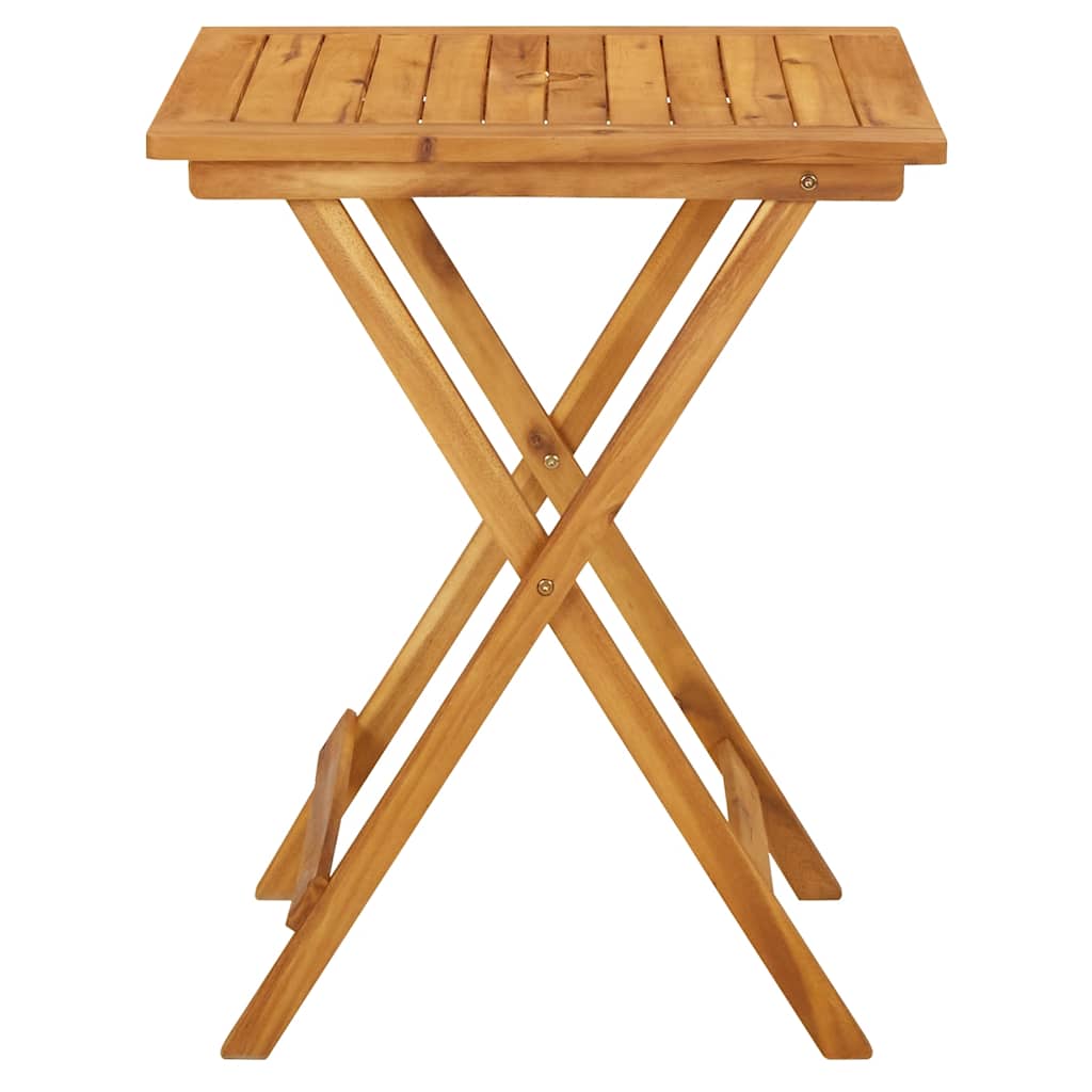 Masă de grădină pliabilă, 60 x 60 x 75 cm, lemn masiv acacia GartenMobel Dekor