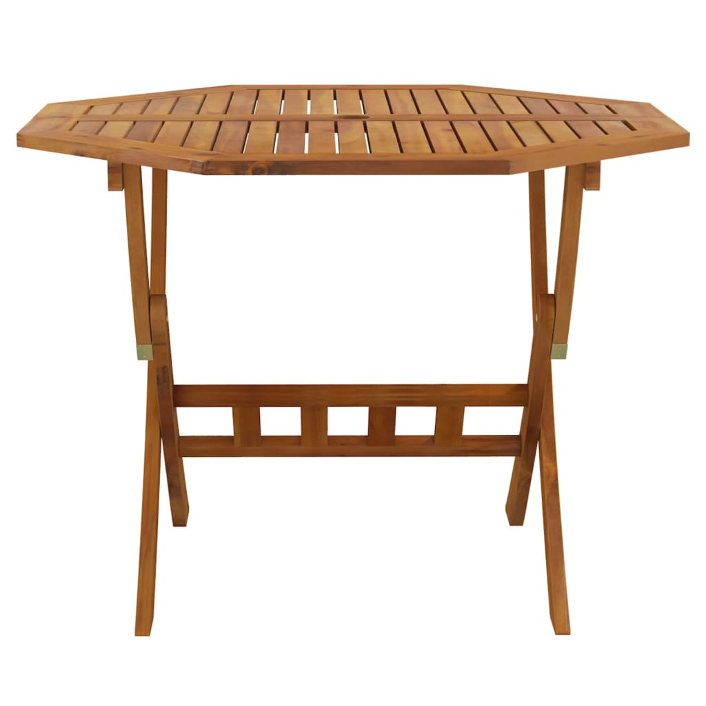 Masă de grădină pliabilă, 90x75 cm, lemn masiv de acacia GartenMobel Dekor