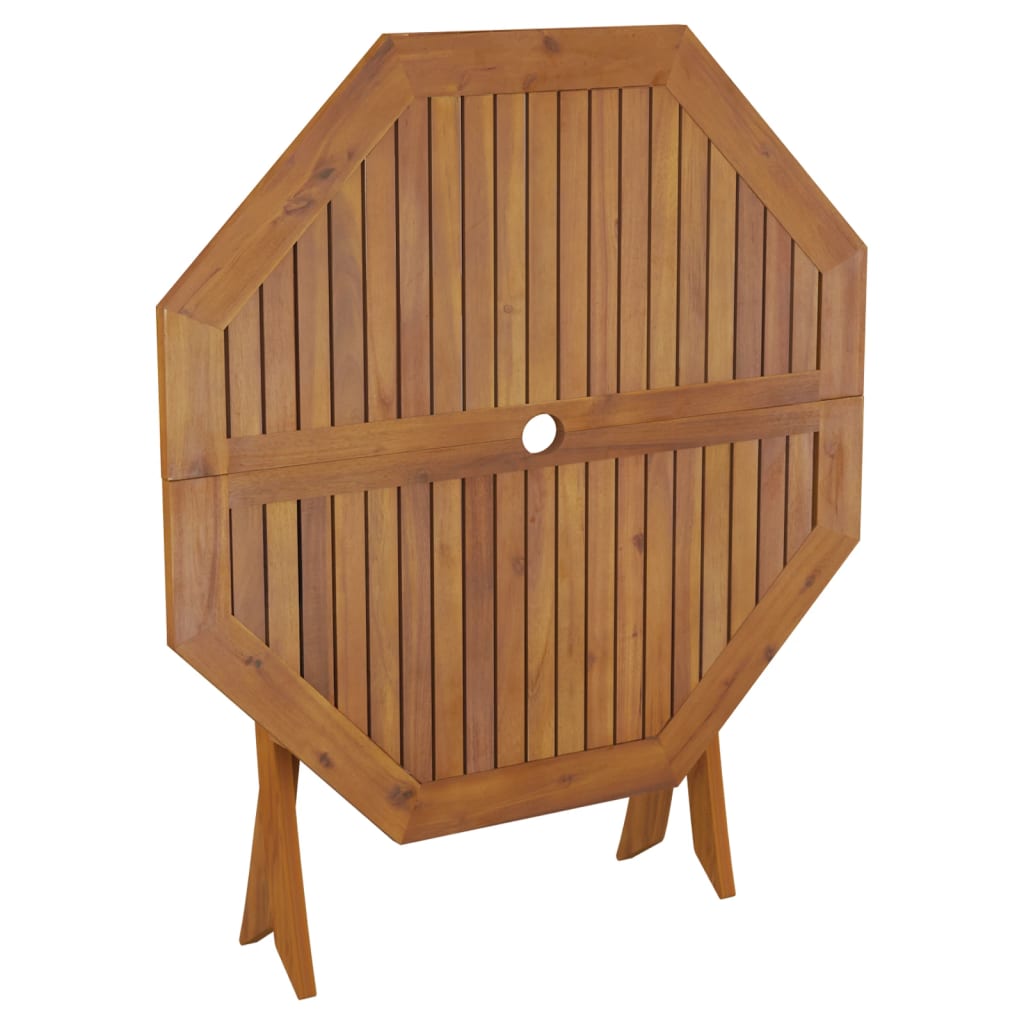 Masă de grădină pliabilă, 90x75 cm, lemn masiv de acacia GartenMobel Dekor