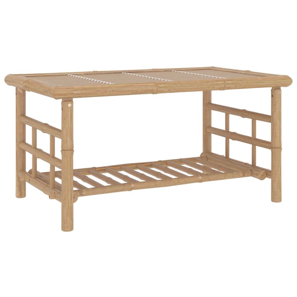 Set mobilier de grădină cu perne gri închis, 2 piese, bambus GartenMobel Dekor