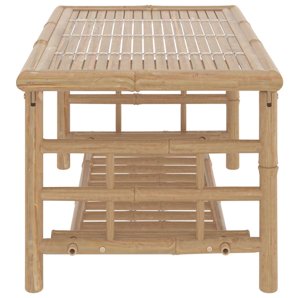 Set mobilier de grădină cu perne gri închis, 2 piese, bambus GartenMobel Dekor