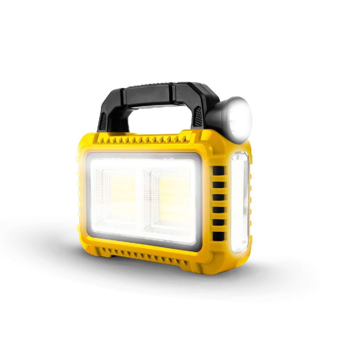 Lampă multifuncțională de mână cu panou solar, USB-C, 6 moduri de iluminare, 8 LED-uri, 3600 mAh Best CarHome