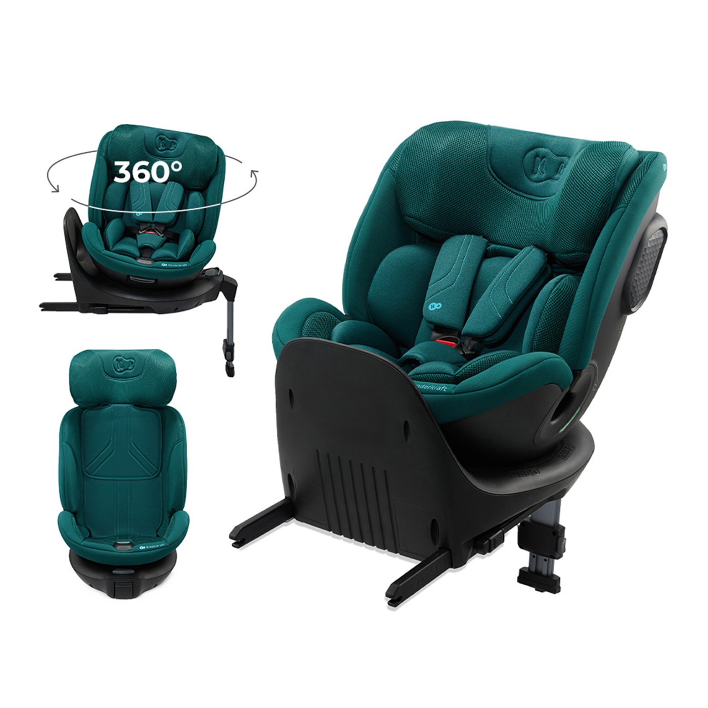 SCAUN AUTO KINDERKRAFT XRIDER 2 I-SIZE 40-150 CM GREEN SuperHeroes ToysZone