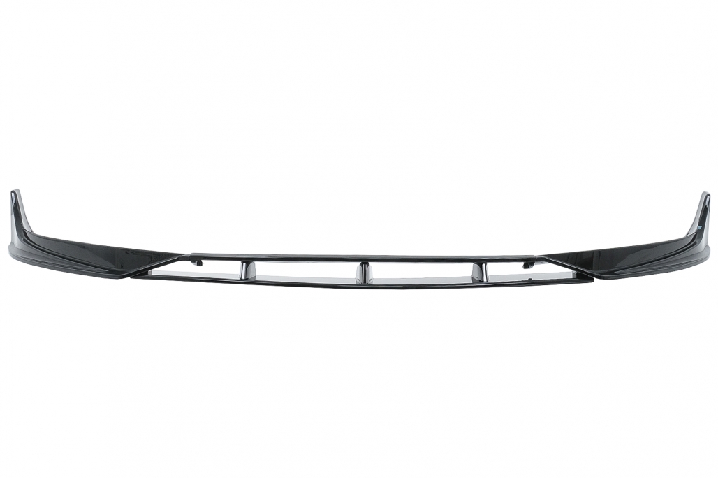 Pachet Exterior Complet de Extensii Tesla Model 3 (2017-up) Prelungire Bara Fata cu Difuzor de aer si Eleron Negru Lucios Performance AutoTuning