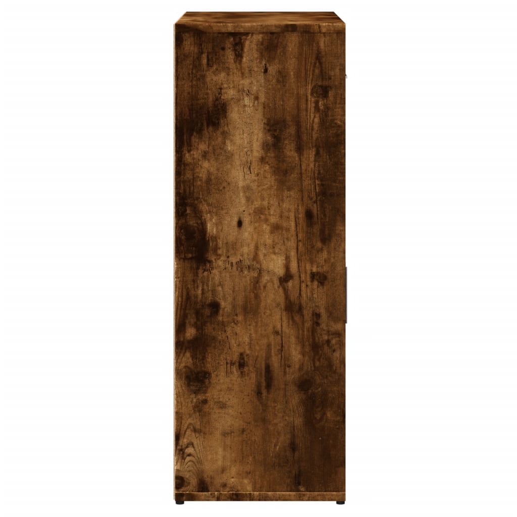 Comode, 2 buc., stejar fumuriu, 60x30x84 cm, lemn compozit GartenMobel Dekor