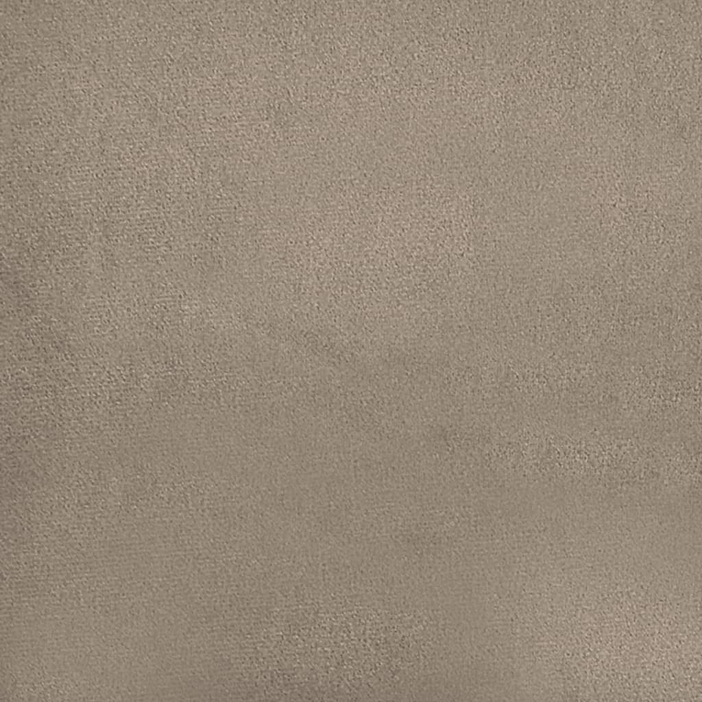 Fotoliu canapea, gri taupe, 60 cm, textil microfibră GartenMobel Dekor