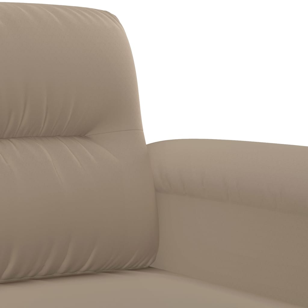 Fotoliu canapea, gri taupe, 60 cm, textil microfibră GartenMobel Dekor