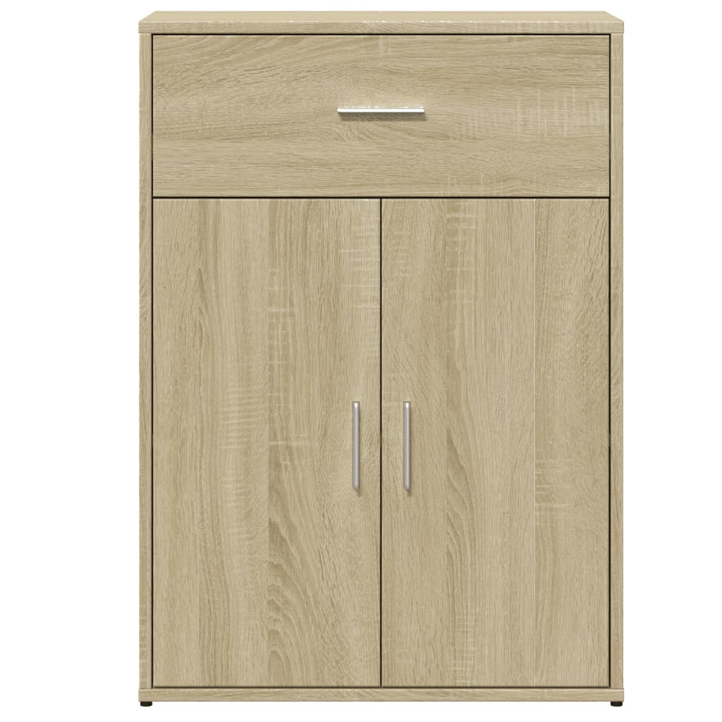 Comode, 2 buc., stejar sonoma, 60x30x84 cm, lemn compozit GartenMobel Dekor