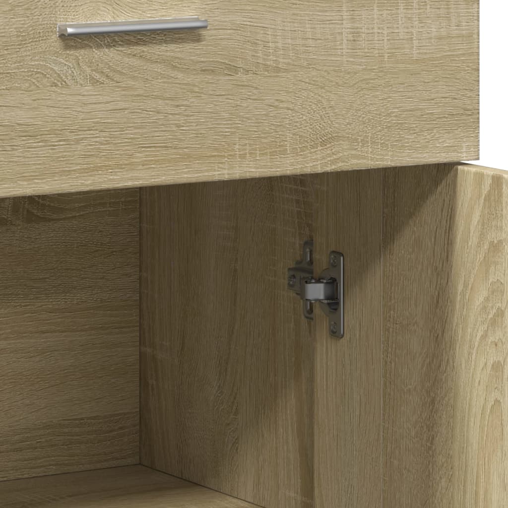 Comode, 2 buc., stejar sonoma, 60x30x84 cm, lemn compozit GartenMobel Dekor