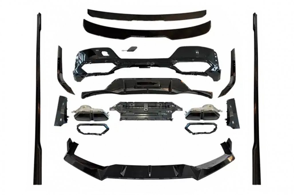 Pachet Exterior Aero BMW X5 G05 (2018-2022) M-Tech Black Knight Design Negru Lucios Performance AutoTuning