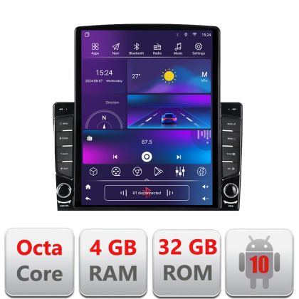 Navigatie Alfa Romeo Giulietta 2014-2020 dedicata Ouad core 4+32 ecran vertical 9.7