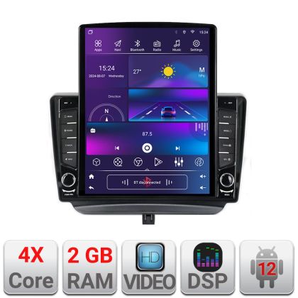 Navigatie Ford Turneo Courier Transit Courier 2014-2021 dedicata Android radio gps internet quad core 2+32 ecran vertical 9.7