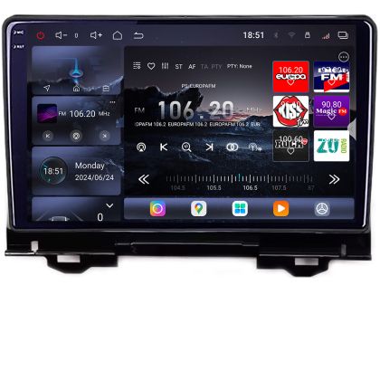 Navigatie Honda HR-V 2022- Qled 2K Octa Core 16+512 LTE 4G DSP Wifi 5Ghz android auto carplay radio gps internet kit-hr-v2022+EDT-E810-2K CarStore Technology