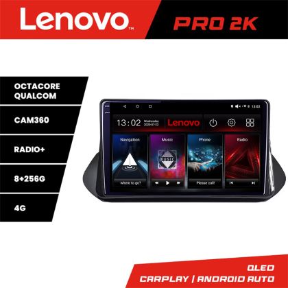 Navigatie Nissan X-trail 2021- Lenovo Qled 2K Octa Core 8+256 360 DSP carplay android auto radio gps internet kit-x-trail-2021+PRO-2K-10-8+256 CarStore Technology